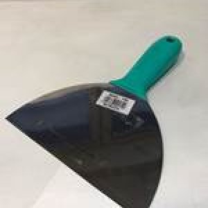 Шпатель из нержавеющей стали с прорезиненной ручкой, 150мм