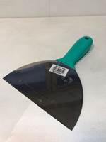 Шпатель из нержавеющей стали с прорезиненной ручкой, 150мм