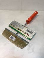 Кисть из натурального ворса для нанесения красок с длинной ручкой, 200мм